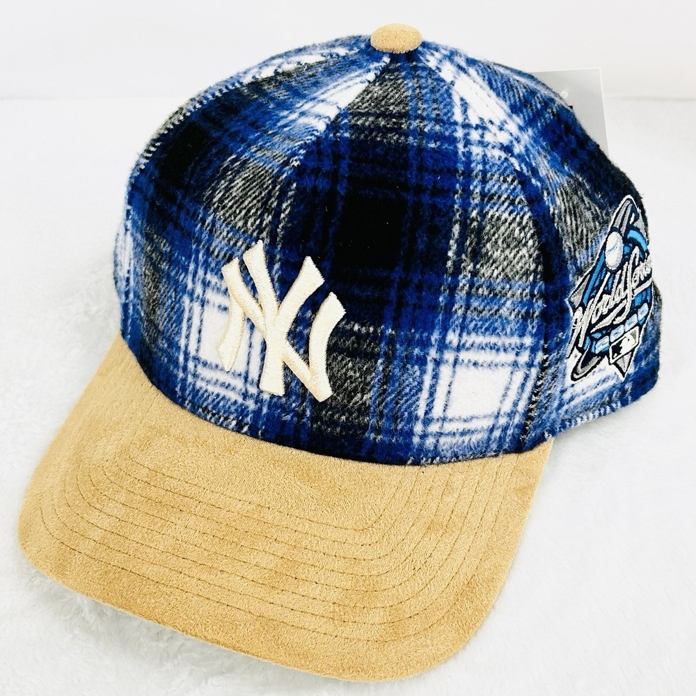 New York Yankees Mitchell & Ness Flannel Pro Pinch Hat Cap Snapback Adjustable